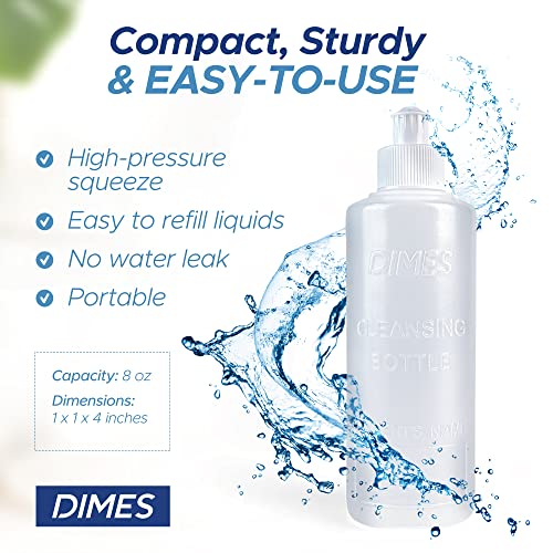 Dimes Perineal Lavette Irrigation Bottle, (Pack of 3), 8 oz. Peri