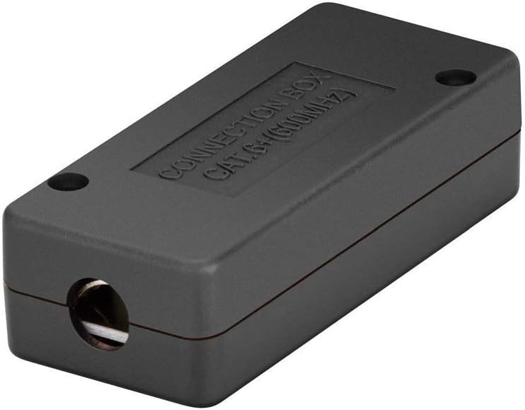 Goobay 96101 Network Connection Box, CAT 6+, STP, black, 1x