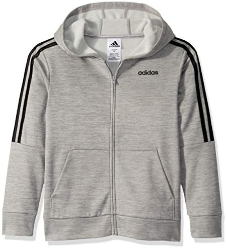 adidas front zip hooded jacket