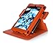 Fire HD 6 2014 Case, rooCASE Dual View Fire HD 6 Folio Case Cover with Stand [Supports Auto Sleep/Wake Feature] for Amazon Fire HD 6 2014, Orange
