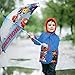 Nickelodeon Kids Paw Patrol Rain Wear, Umbrella And Poncho raincoat Set For Girls Ages 4-5, Blue/Red