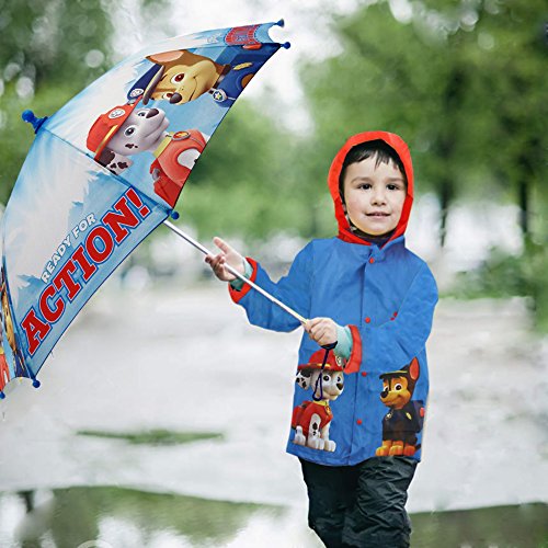 Paw Patrol Rainwear Set - Kids Slicker & Umbrella With Favorite Nickelodeon Characters