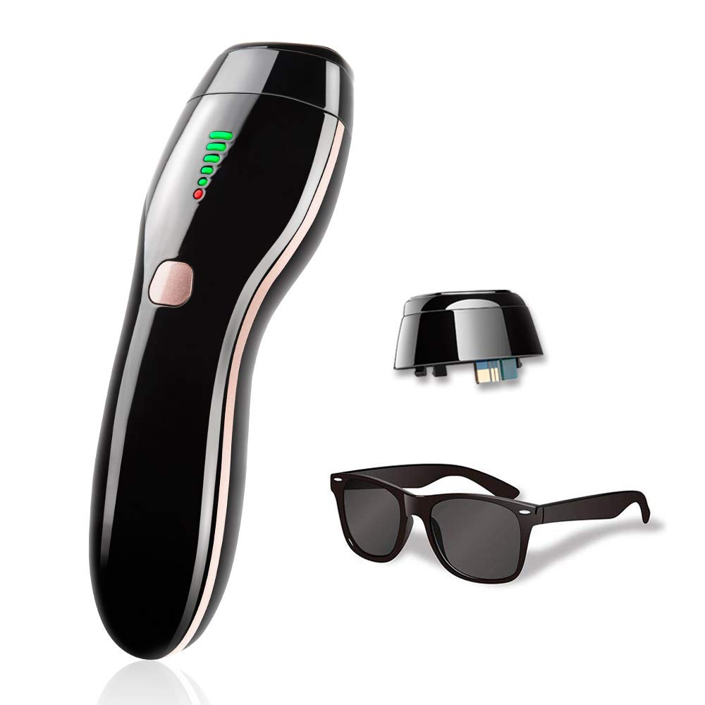 Hatsubi IPL Hair Removal 400,000 Flashes Permanent Hair Removal System 5 Energy Levels Device Painless Hair Removal Machine for Full Body, Face and Bikini at Home Hair Removal+Skin Rejuvenation.…