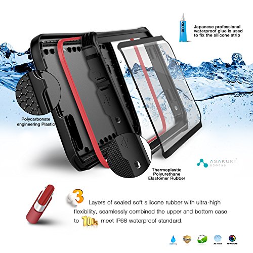 image for Samsung Galaxy S8 Case,ASAKUKI Full Body Case With Screen Protector,Wa