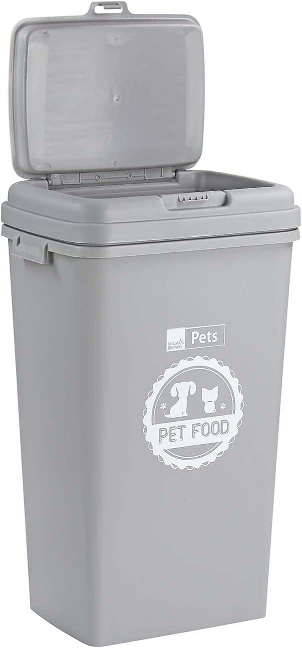 Taylor & Brown 53L Airtight Pet Food Storage Container Flip Top Lid 25kg