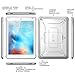 SUPCASE [Unicorn Beetle Pro Series] Case Designed for iPad Pro 9.7 inch, with Built-in Screen Protector [Heavy Duty] Full-Body Rugged Protective Dual Layer Case for iPad Pro 9.7 2016 (White/Gray)