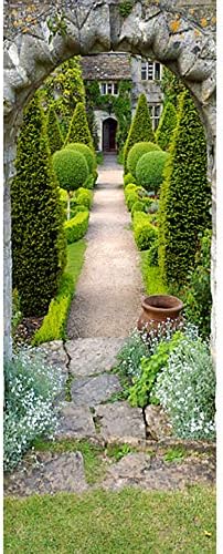MailingArt Door Stickers Mural Wall Sticker Waterproof Self-Adhesive Decals Home Decor (F)