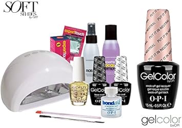 Vernis Gel Laque Soluble Opi Gelcolor Intro Kit Lampe Led