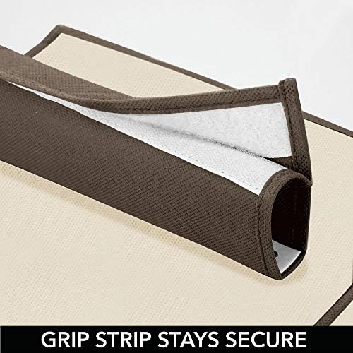 mDesign Closet Organizer for Sneakers and Accessories - 10 Shelf Hanging Storage Unit