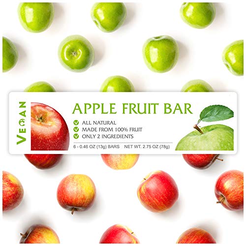 IvanValley Apple Bar Healthy Fruit Snacks Individual Packs (6 Count
