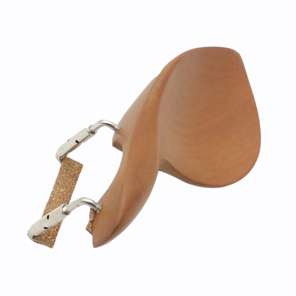 Violin Chin Rest, Wooden Violin Chin Rest Bracket with Cork for 3/4 4/4 Violin