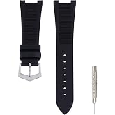 Czjiaqh Men's rubber watch strap compatible with Patek Philippe Nautilus 5711 1A010 5712 5712G 5726 5980 25mm Outdoor sports waterproof silicone watch band Accessories Women's wristband bracelet