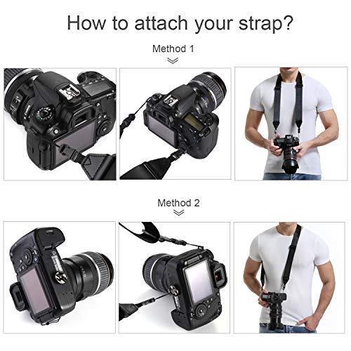 waka Rapid Slide Camera Neck Shoulder Strap with Quick Release
