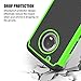 SYONER Moto G5 Plus Case, [Shockproof] Defender Phone Case Cover for Motorola Moto G5 Plus 2017 Released [Green]