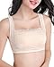 KissLace Women Lace Full Coverage Sports Minimizer Bra Wireless Comfortable Bralette Bandeau Crop Yoga