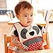 Skip Hop Zoo Little Kid and Toddler Tuck-Away Water Resistant Baby Bib, Multi Pia Panda