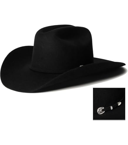 Twister Men's Dallas 2X Wool Cowboy Hat Black 7 5/8 at Amazon