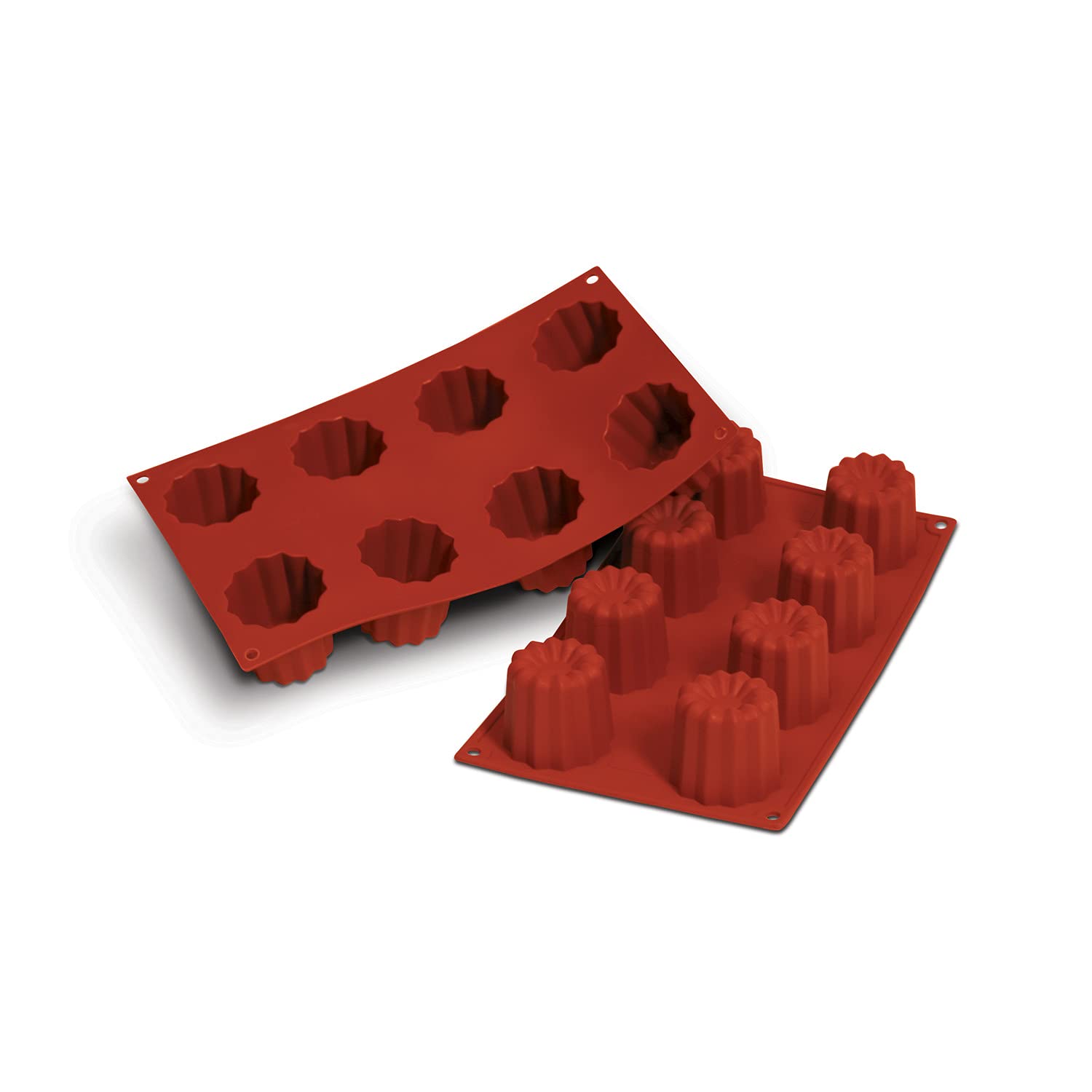 Silikomart Silicone Mould No.8 Bordelais, Terracotta, 55 mm, SF050