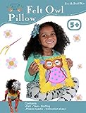 Art Craft Kits for Girls : Sewing Mini Kit for Kids, Owl Pillow Project, Creative Fun and Educational Encouragement Your Child Will Love - Create A Lasting Memorable Experience to Cherish
