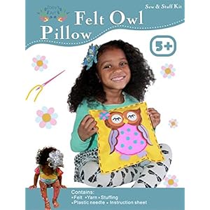 Sew And Stuff Kit Felt Owl Pillow Ideal Kids Craft Kit Includes