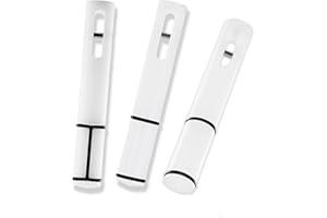 FIXOTECH 16cm Ice Cream Machine Slide Valve Rods 3-Piece Set – Durable Piston Bars Compatible with VEVOR Commercial & Home Soft Serve Makers, Easy Replacement Parts