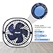 Ablon Desk Fan, Small Table Personal Portable Mini Fan Powered by USB, 3 Speed and Quiet Design for Office, Home,Outdoor Travel（Navy Blue）