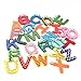 Kathson 1 Sets Kids Toys Colorful Wooden Refrigerator Magnet Alphabet A-Z Letters 26Pcs