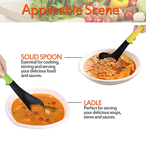 K Kwokker Kitchen Utensil Set, 6 Pieces Nylon Cooking utensils Elegantly Design, Food Grade, Non-stick, Heat Resistant, Dish Washer Safe - Thumbnail 4