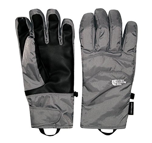 The north face men s waterproof winter gloves (m, pache grey)