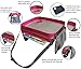 Kids Travel Tray - Car Seat Lap Tray for Children & Toddlers - Perfect Activity Snack & Play Tray for Short Road Trips or Long Journeys - Pink