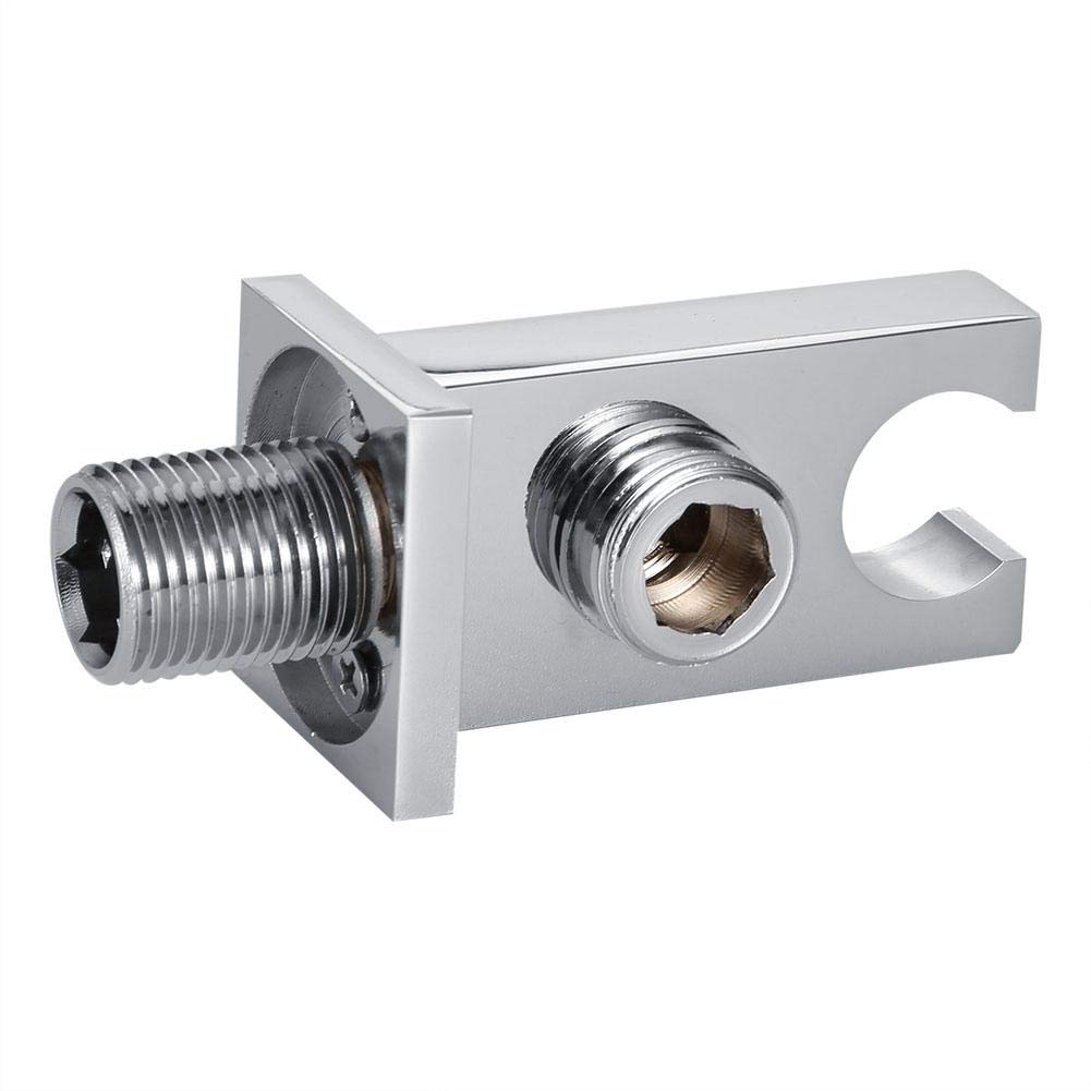 Shower Elbow Holder, Shower Bracket Holder, Bathroom Brass Handheld Head Hose Brass Head Bracket Wall Connector
