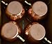 AVS Store Handmade Pure Copper Hammered Moscow Mule Mug (Pack of 4)