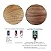 YOGEE Fast Wireless Charger 7.5W Wireless Charging Compatible with iPhone Xs MAX/XR/XS/X/8/8 Plus,Walnut Wood Handcraft Base Qi Charging Pad 10W for Samsung Galaxy Note 9 / S9 / S9 Plus/Note 8 S8