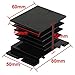 Blue Sky the Color of Imagination RilexAwhile Aluminum Heat Sink for Solid State Relay SSR Radiator Module Black for 10A-40A