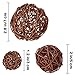 Supla 21 Pcs/lot Mixed 3 Colors Rattan wicker balls Vase Fillers for Wedding Party Christmas decoration, Assorted Three Size(3cm/5cm/7cm)