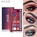 AIKIMUSE Eyeshadow Palette 18 Colors Glitter Eye Shadow With 10 Matte + 8 Shimmer,Long Lasting Waterproof Pigmented Make Up Eyeshadow Palette