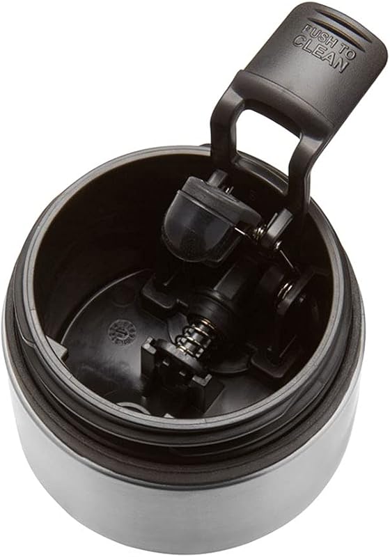Luxe Autoseal mug isotherme, thermos café, mug en acier inoxydable avec isolation Thermalock, bouteille isotherme, tasse à café avec couvercle sans BPA facile à nettoyery, White Zinfandel, 360