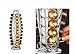 EXZACT Coffee Capsule Holder, Compatible with Nespresso Capsules (40pcs) – Originalline Rotating Pod Tower Rack Creme, Latte Not for Vertuoline EX-NP021-40