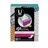 U by Kotex Barely There Thin Pantiliners, Unscented, 80 Count