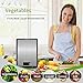 Large Back-lit LCD/Digital Kitchen Scale/Food Scale, Multifunction, Ultra Slim，Easy to read, Easy to clean, up to 22 lb/10 kg, Stainless Steel (Batteries Included)