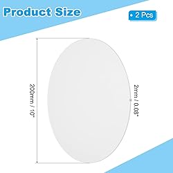 PATIKIL 7.9" Acrylic Circles, 2Pcs 0.08" Thickness