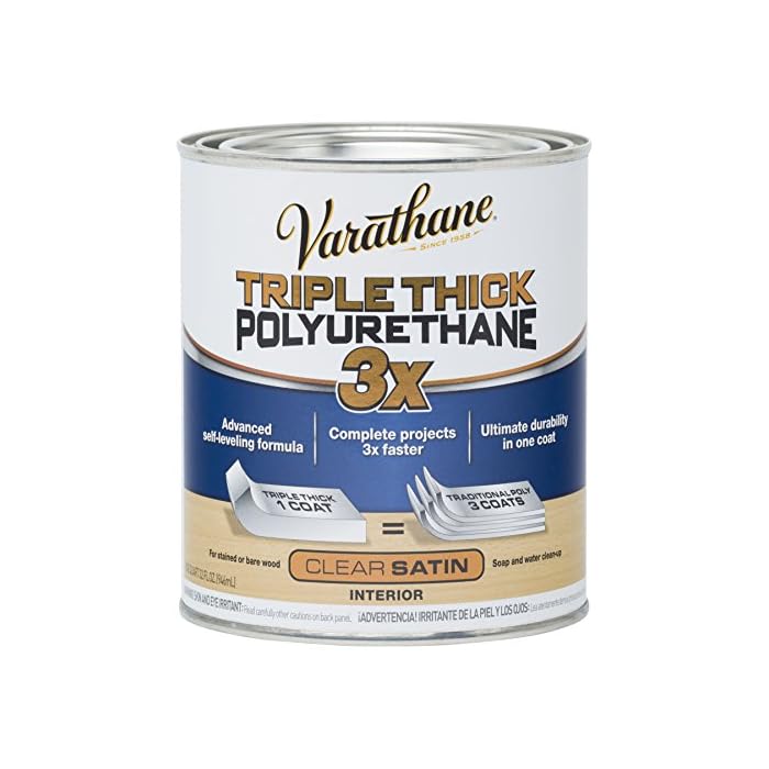 Buy RustOleum 284473 Varathane Triple Thick Polyurethane Satin Online