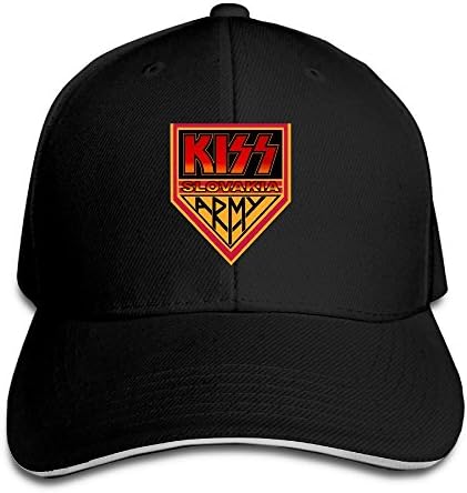 POPYol Kiss Army Logo Adjustable Peaked Baseball Caps Hats For Unisex
