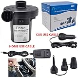 Air Pump for Inflatables Air Mattress Pump Air Bed Pool Toy Raft Boat Electric Pump for Inflatables(AC/DC Pump(50W))