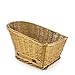 Large Rear Mount Willow Bicycle Basket for Dogs – Hand Crafted By Beach and Dog Co – Leashes Included (Cape May Large)thumb 3