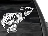 FGD Bass Fishing Window Decal Sticker Car Truck SUV Boat 12