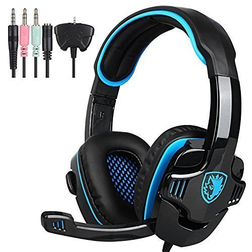 SADES SA708 3.5mm Wired PC Stereo Gaming Headset Headband Headphones with Microphone Control Remote LED Light for PC(Black Lighting Version) SADES SA708 3.5mm Wired PC Stereo Gaming Headset Headband Headphones with Microphone Control Remote LED Light for PC(Black Lighting Version)