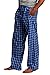 CYZ Mens 100% Cotton Pajama Pants Sleep Lounge Pajamas for Men Woven pj Pants