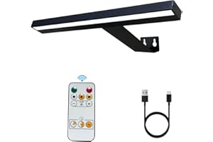 Wireless Picture Lights，Art Display Light Rechargeable with Remote Control，Dimming and Timer 3 Lighting Modes，16 Inch Dartboa