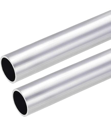 Produktbild von 2 Stück 6063 Aluminium Rundrohr Dünnwandig – 0,5 Mm Wandstärke, 300 Mm Länge, Außen-Ø 21 Mm, Innen-Ø 20 Mm – Für Chemie, Bau & Hobby